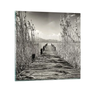 Obraz na szkle - W zaciszu traw - 70x70 cm