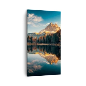 Obraz na płótnie - Pejzaż podwójny - 45x80 cm