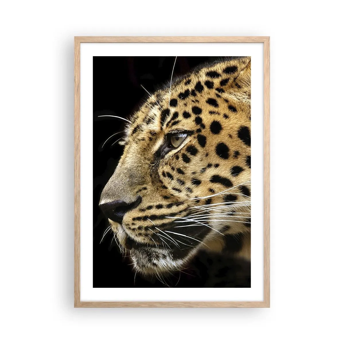 Plakat w ramie jasny dąb - Spokojny, skupiony, gotowy - 50x70 cm
