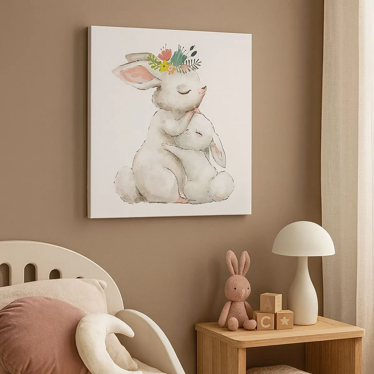 Obraz na płótnie - Nie ma jak u mamy - 30x30 cm