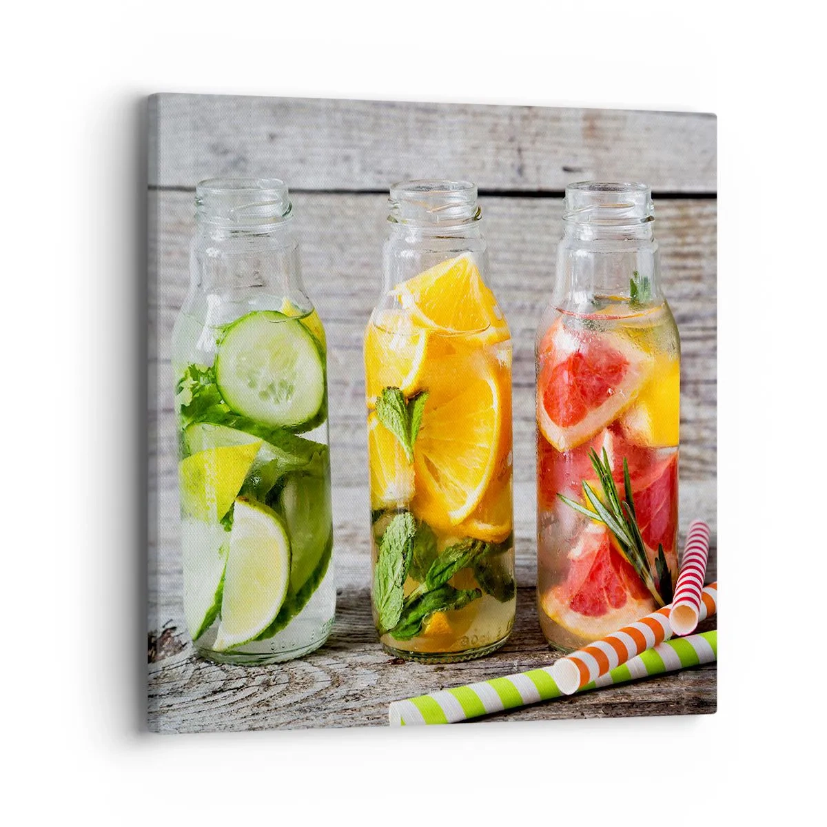 Obraz na płótnie - Zdrowe z natury - 40x40 cm