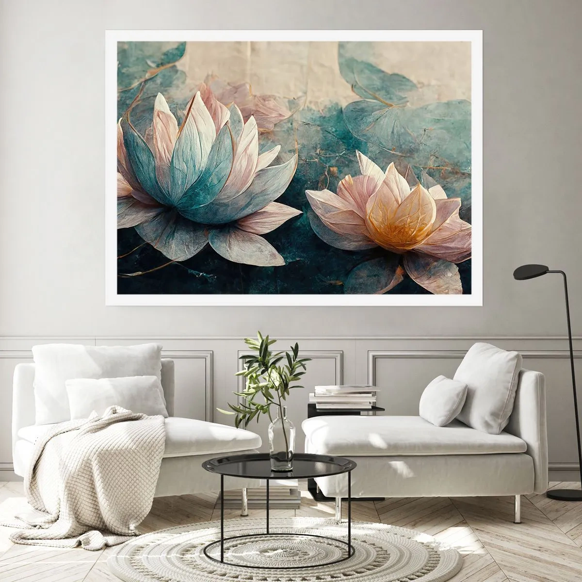 Plakat - Gwiazdy jeziora - 50x40 cm