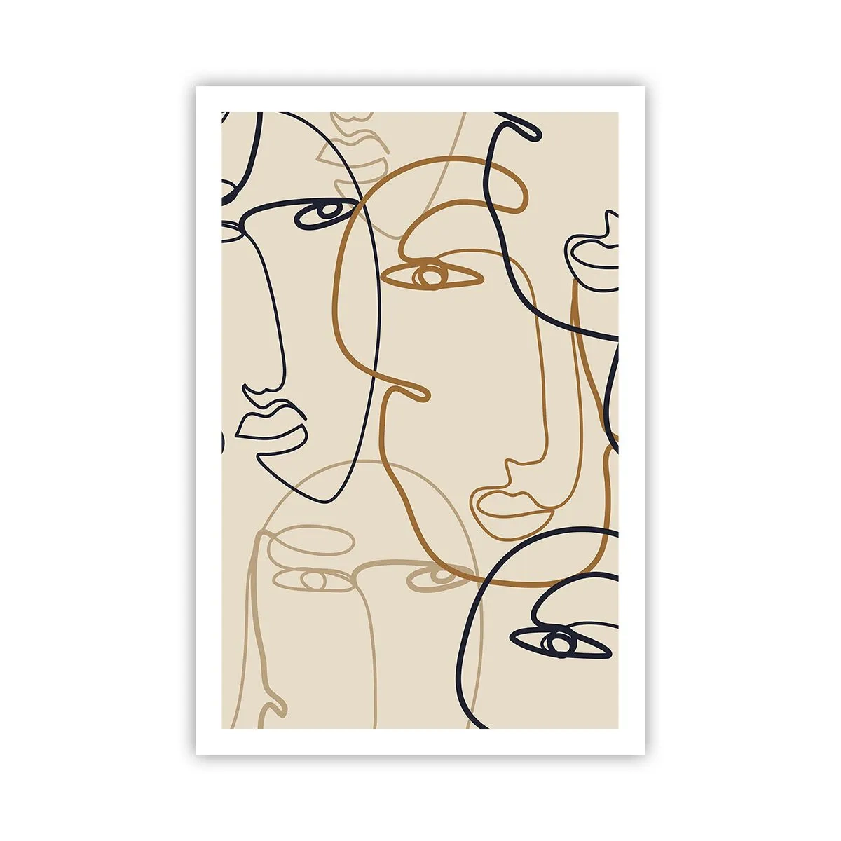 Plakat - Portret zwielokrotniony - 61x91 cm