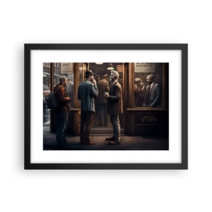 Plakat w czarnej ramie - Dobra chwila dnia - 40x30 cm