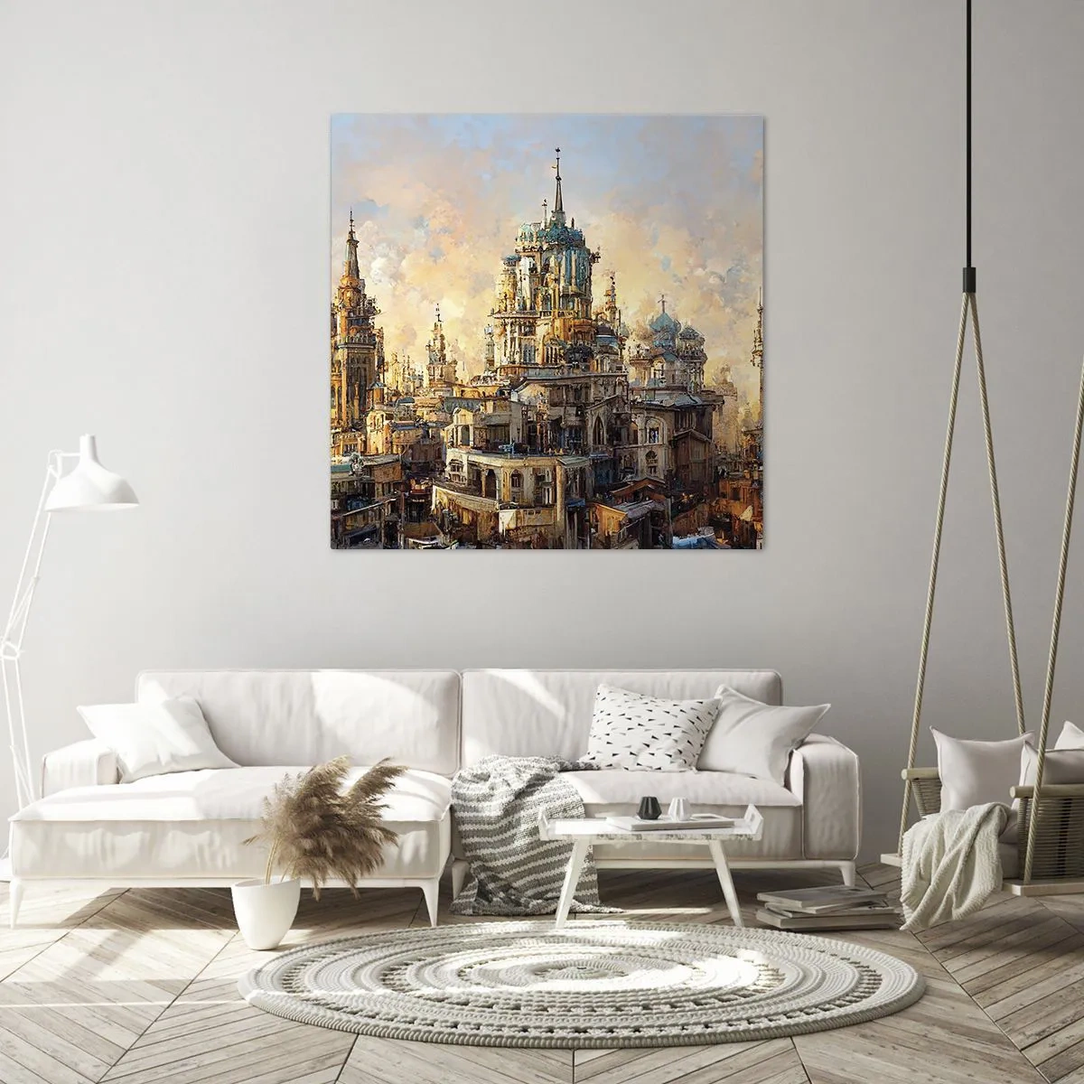 Obraz na płótnie - Miasto miast - 70x70 cm