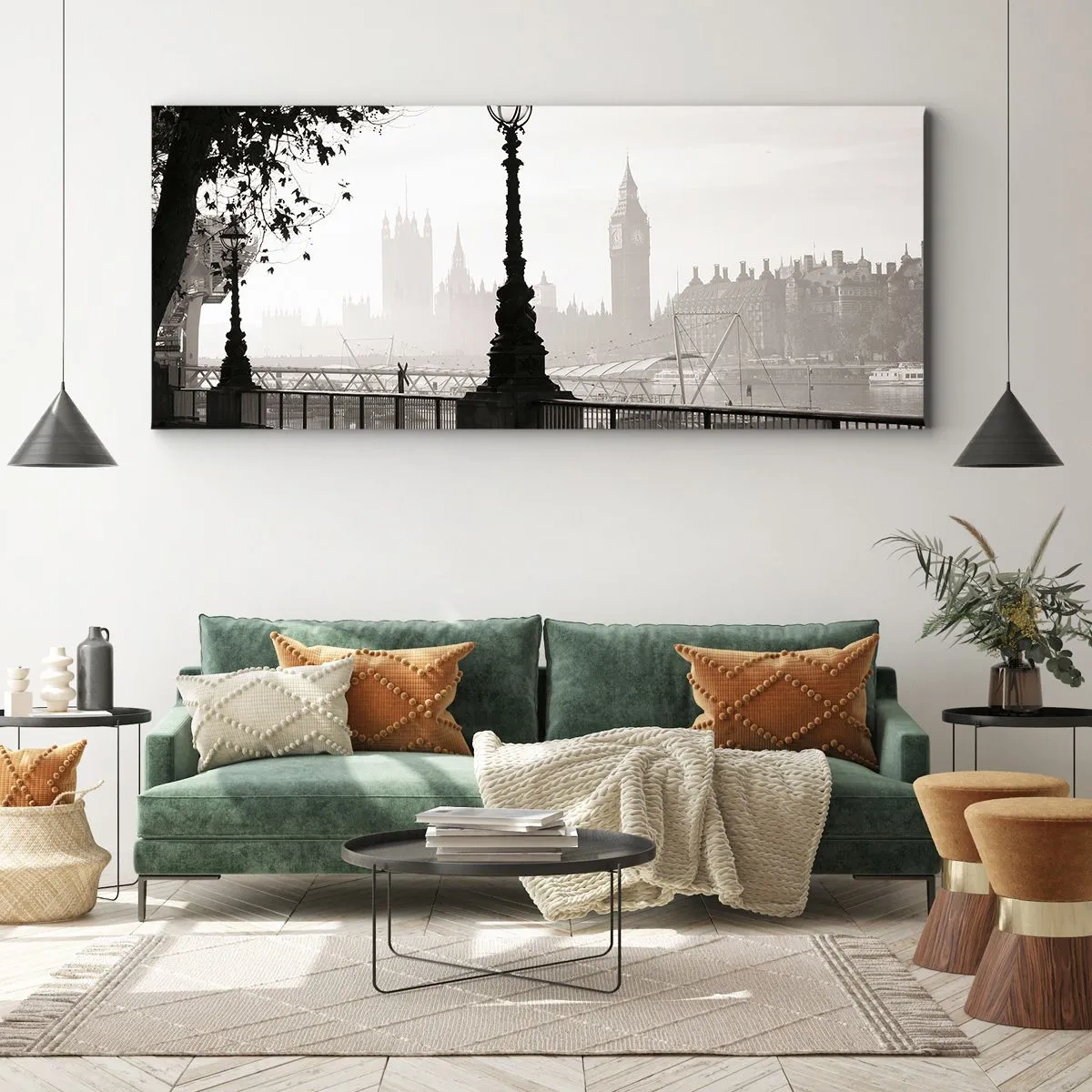 Obraz na płótnie - Londyński poranek - 100x40 cm