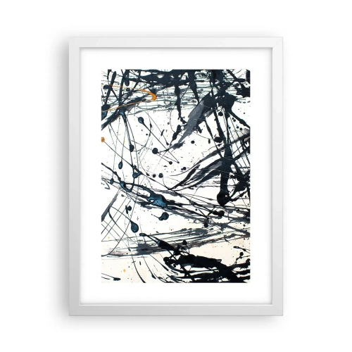 Plakat w białej ramie - Z sensem czy bez sensu? - 30x40 cm