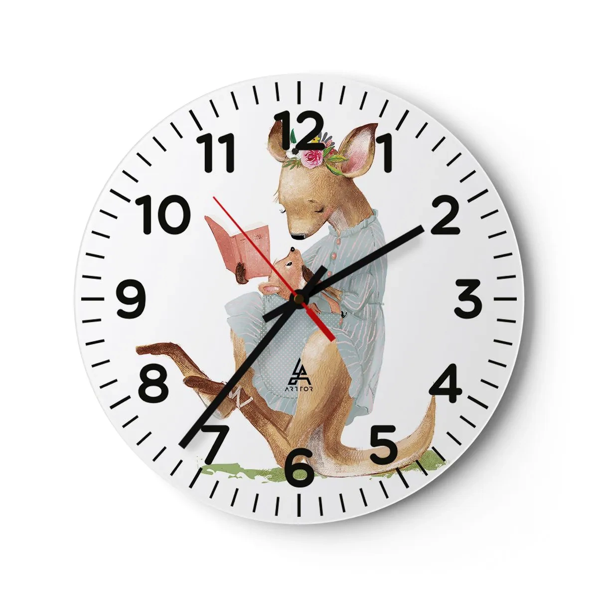 Zegar ścienny - Poczytaj mi, mamo - 30x30 cm