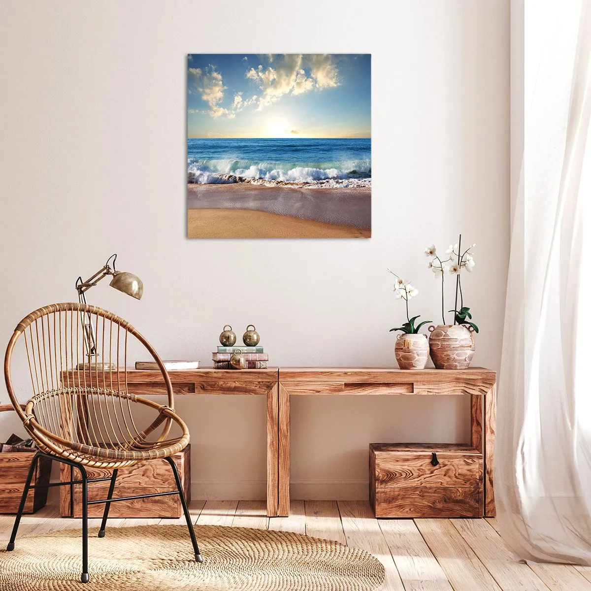 Obraz na płótnie - Ruch i bezruch zarazem - 70x70 cm