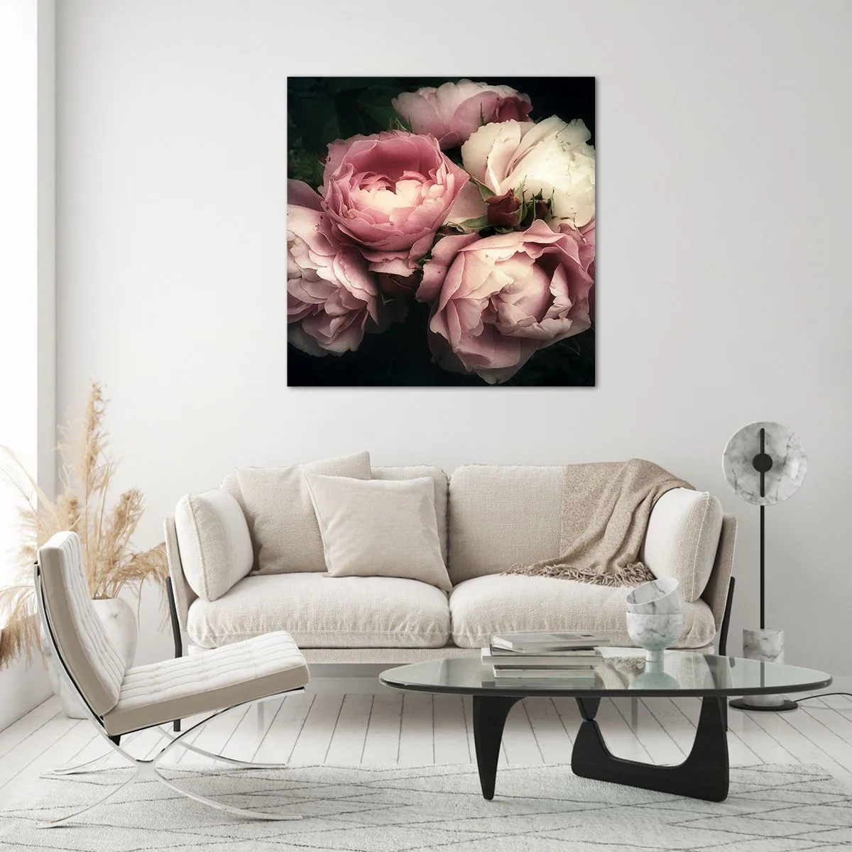 Obraz na szkle - Czar belle epoque - 70x70 cm