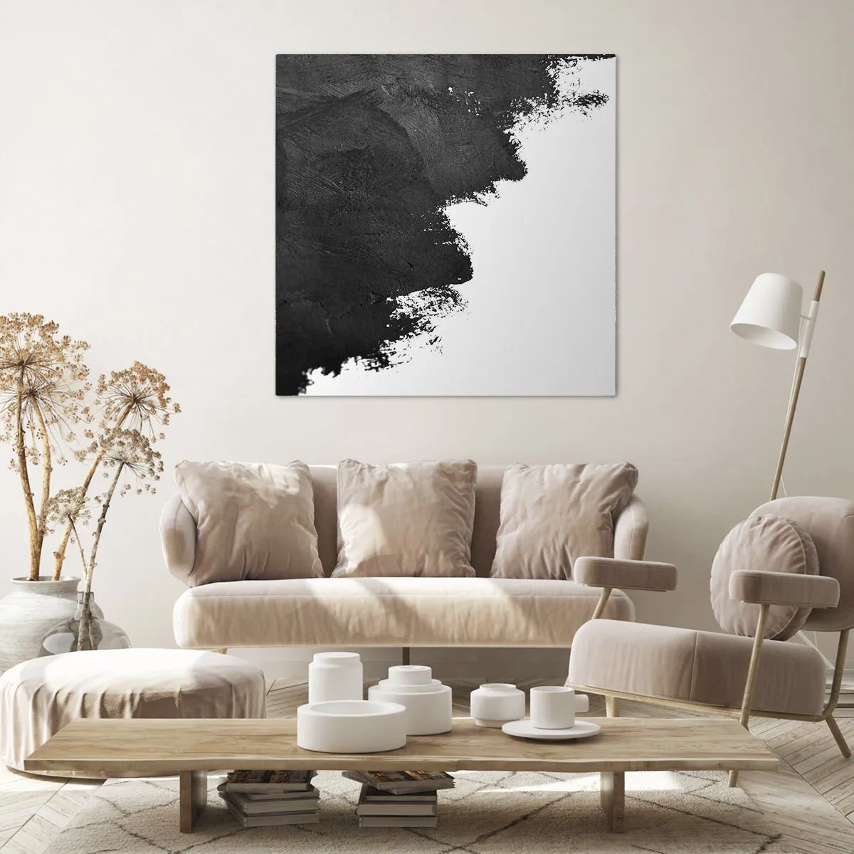 Obraz na płótnie - Żywioły: ziemia - 50x50 cm