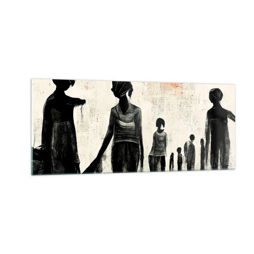 Obraz na szkle - Przeciw samotności - 100x40 cm
