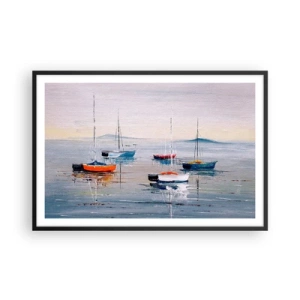 Plakat w czarnej ramie - Zasłużony odpoczynek - 91x61 cm