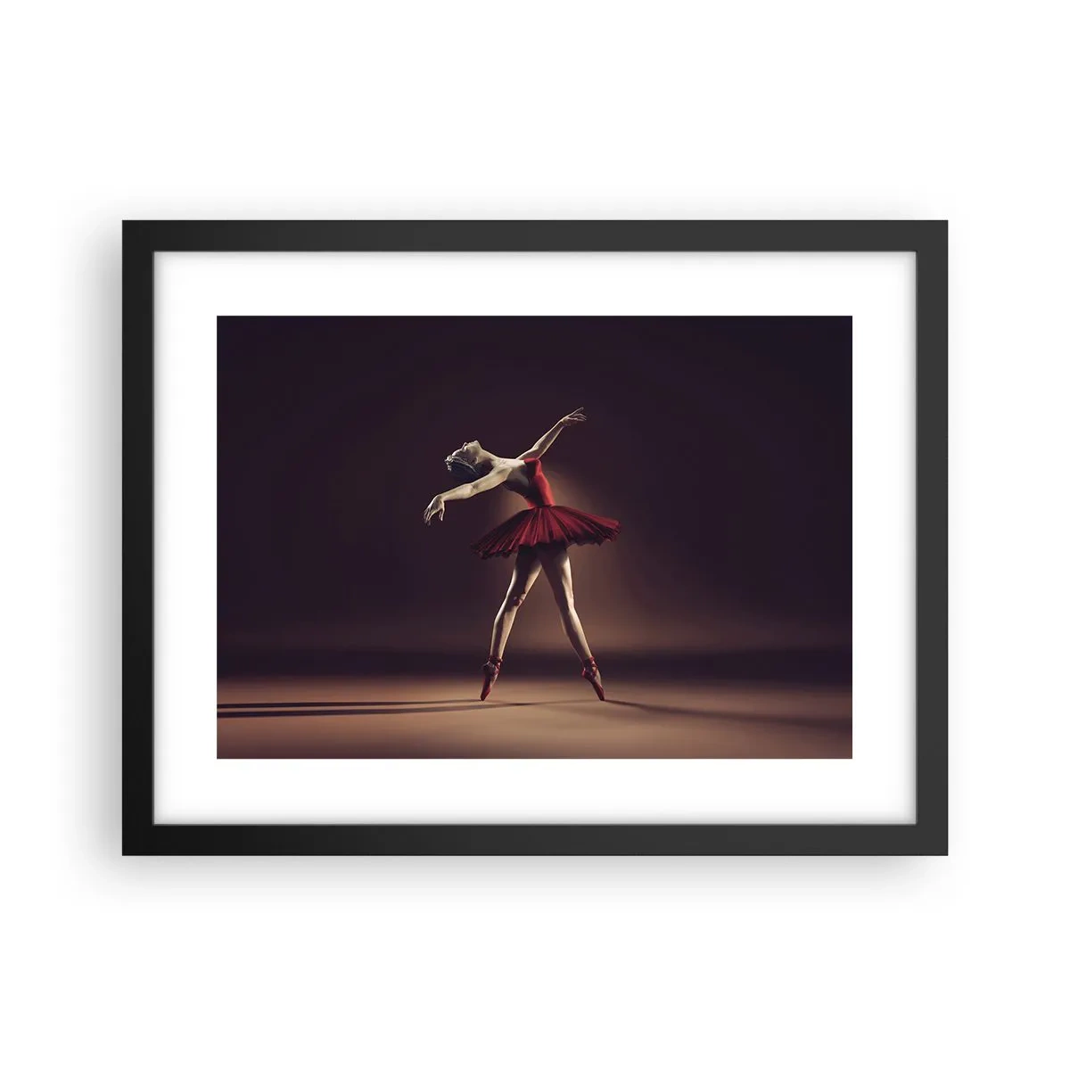 Plakat w czarnej ramie - Prima ballerina - 40x30 cm