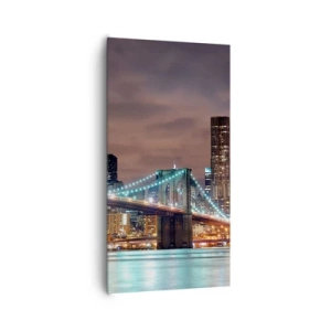 Obraz na płótnie - Światła wielkiego miasta - 65x120 cm