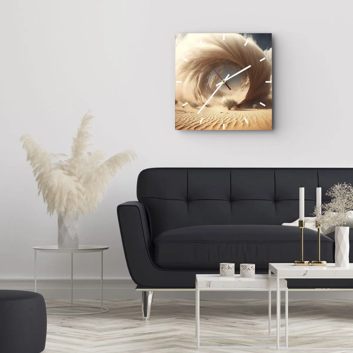 Zegar ścienny - Otwarty portal - 40x40 cm