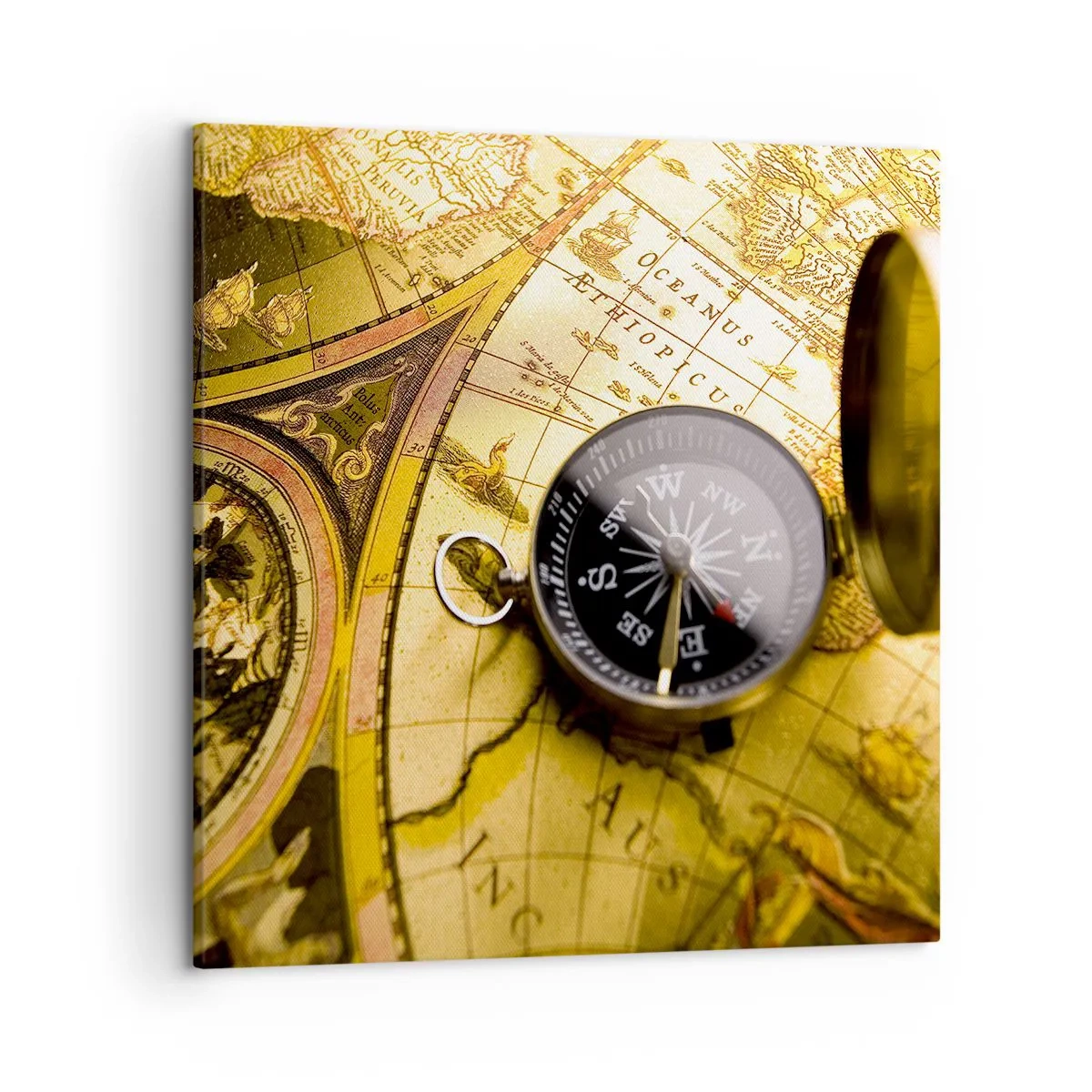 Obraz na płótnie - A może na kraniec świata? - 50x50 cm