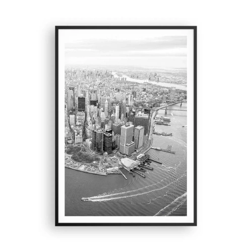 Plakat w czarnej ramie - Jak nie pokochać? - 70x100 cm