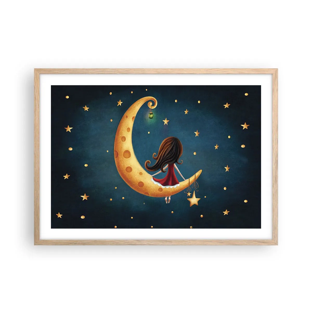 Plakat w ramie jasny dąb - Pewnego razu… - 70x50 cm