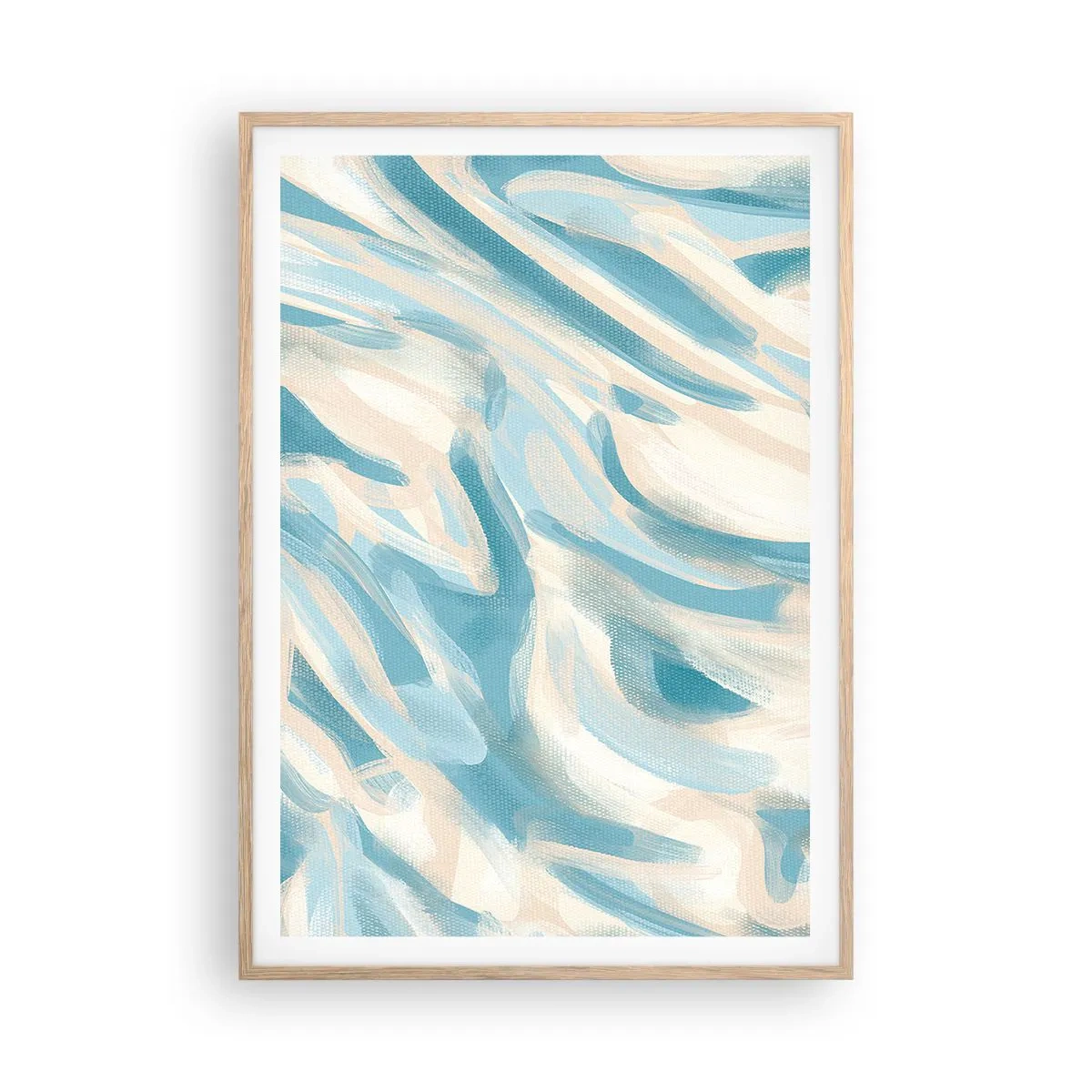 Plakat w ramie jasny dąb - Wiosenne powiewy - 70x100 cm