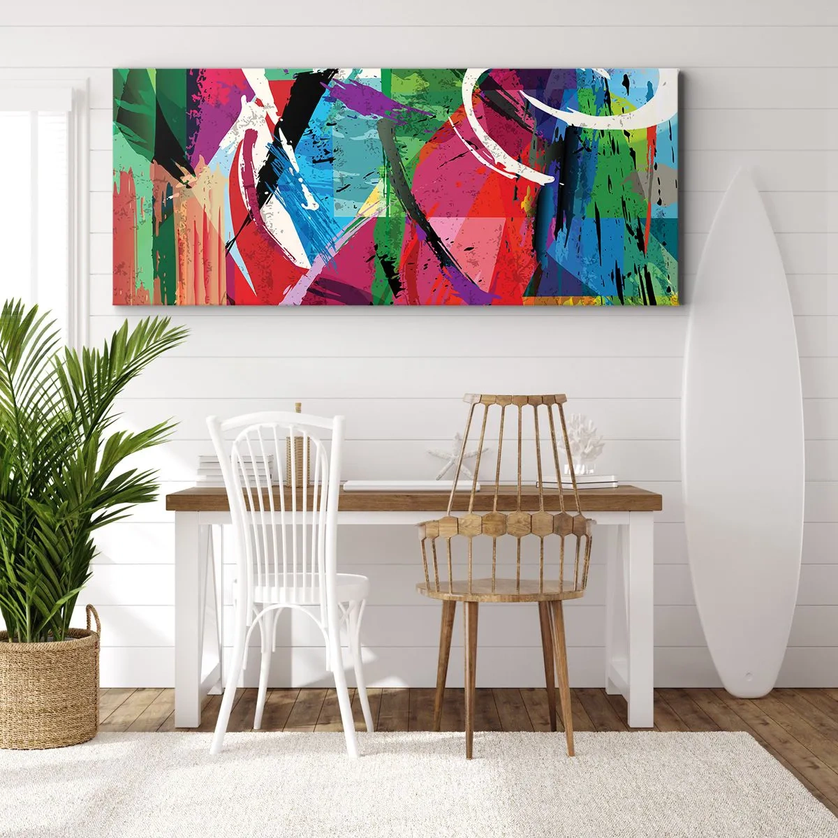 Obraz na płótnie - Szybko, żywo i skocznie - 90x30 cm