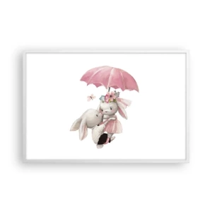 Plakat w białej ramie - To właśnie miłość - 91x61 cm