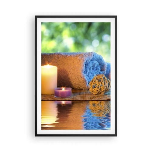 Plakat w czarnej ramie - Czas dla ciała - 61x91 cm