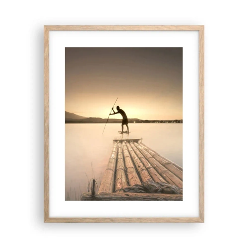 Plakat w ramie jasny dąb - Przed spoczynkiem - 40x50 cm