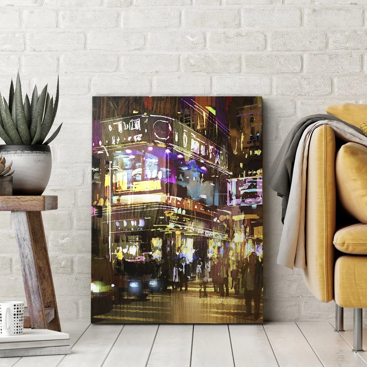 Obraz na płótnie - W morzu światła - 55x100 cm