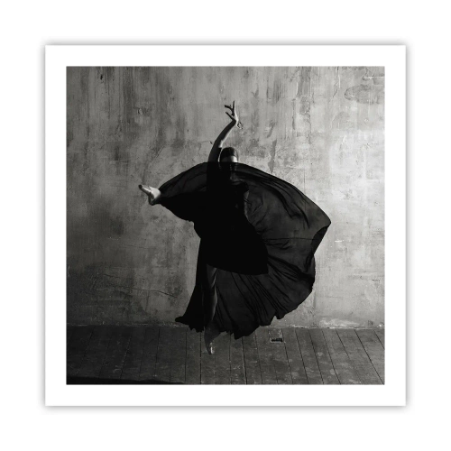 Plakat - Pełne pasji pas - 60x60 cm