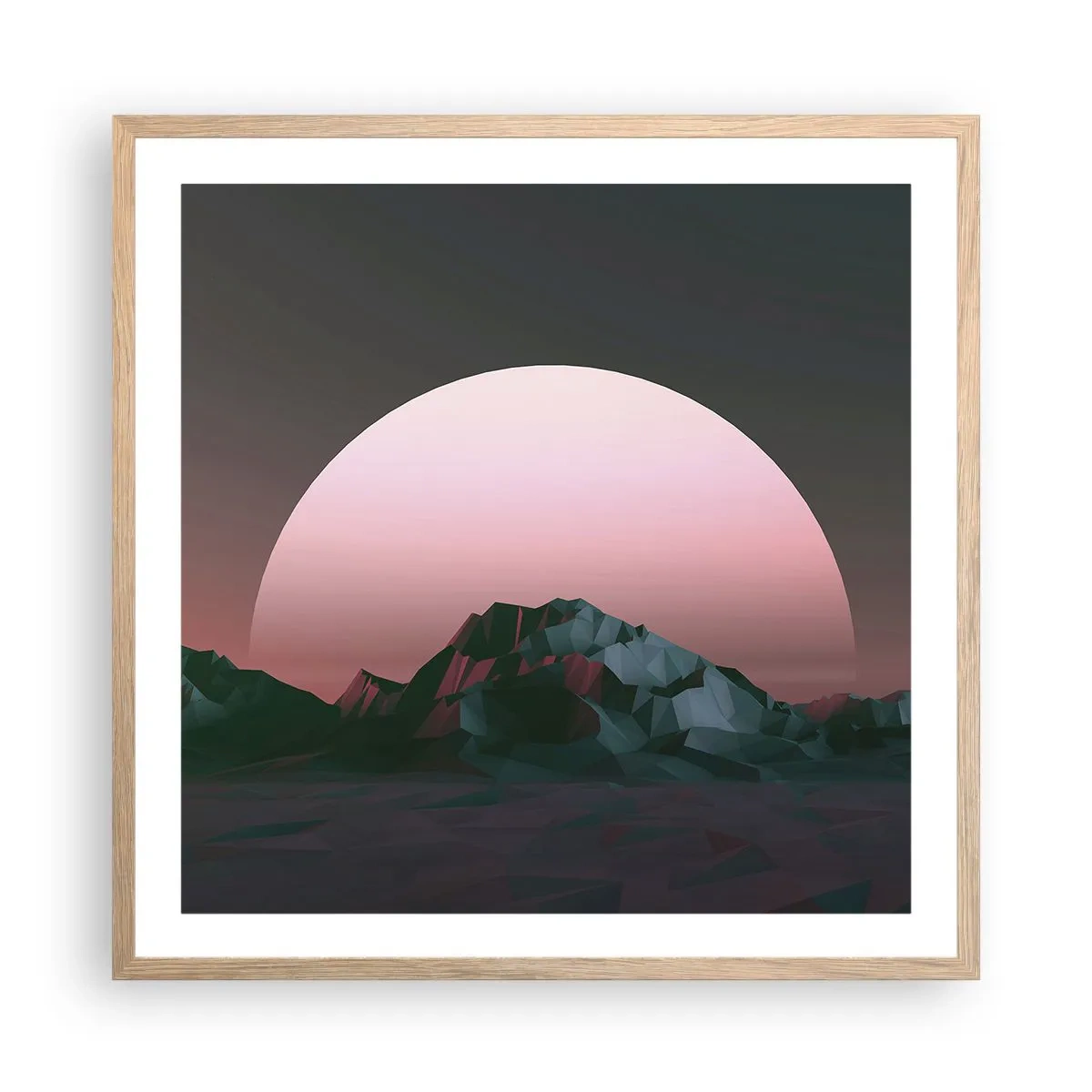 Plakat w ramie jasny dąb - W sąsiedniej galaktyce - 60x60 cm