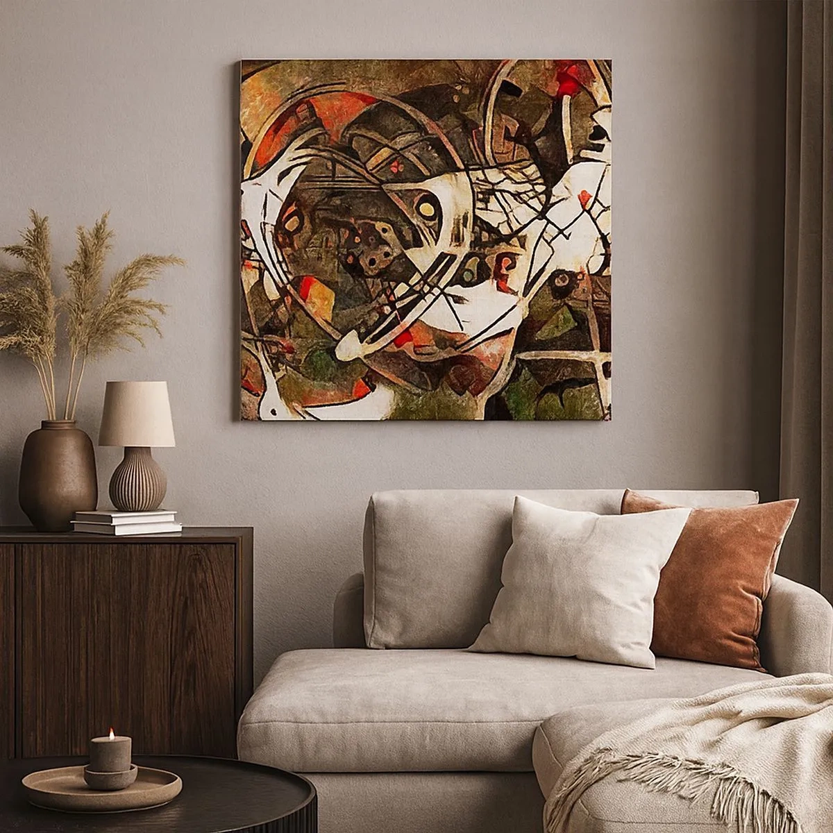 Obraz na płótnie - Słyszysz ruch? - 30x30 cm