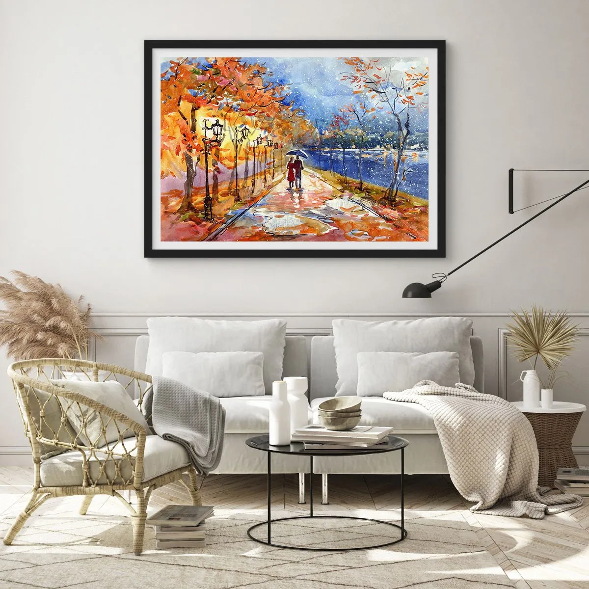 Plakat w czarnej ramie - Razem do granicy czasu - 91x61 cm
