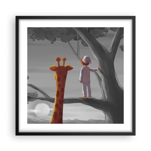 Plakat w czarnej ramie - To się naprawdę dzieje - 50x50 cm
