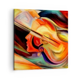 Obraz na płótnie - Wszystko gra - 60x60 cm