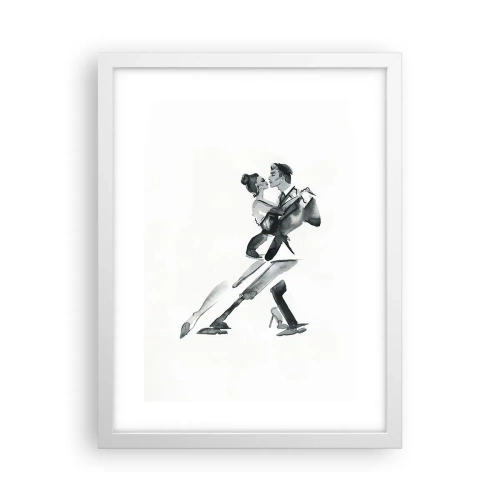 Plakat w białej ramie - W jednym rytmie - 30x40 cm