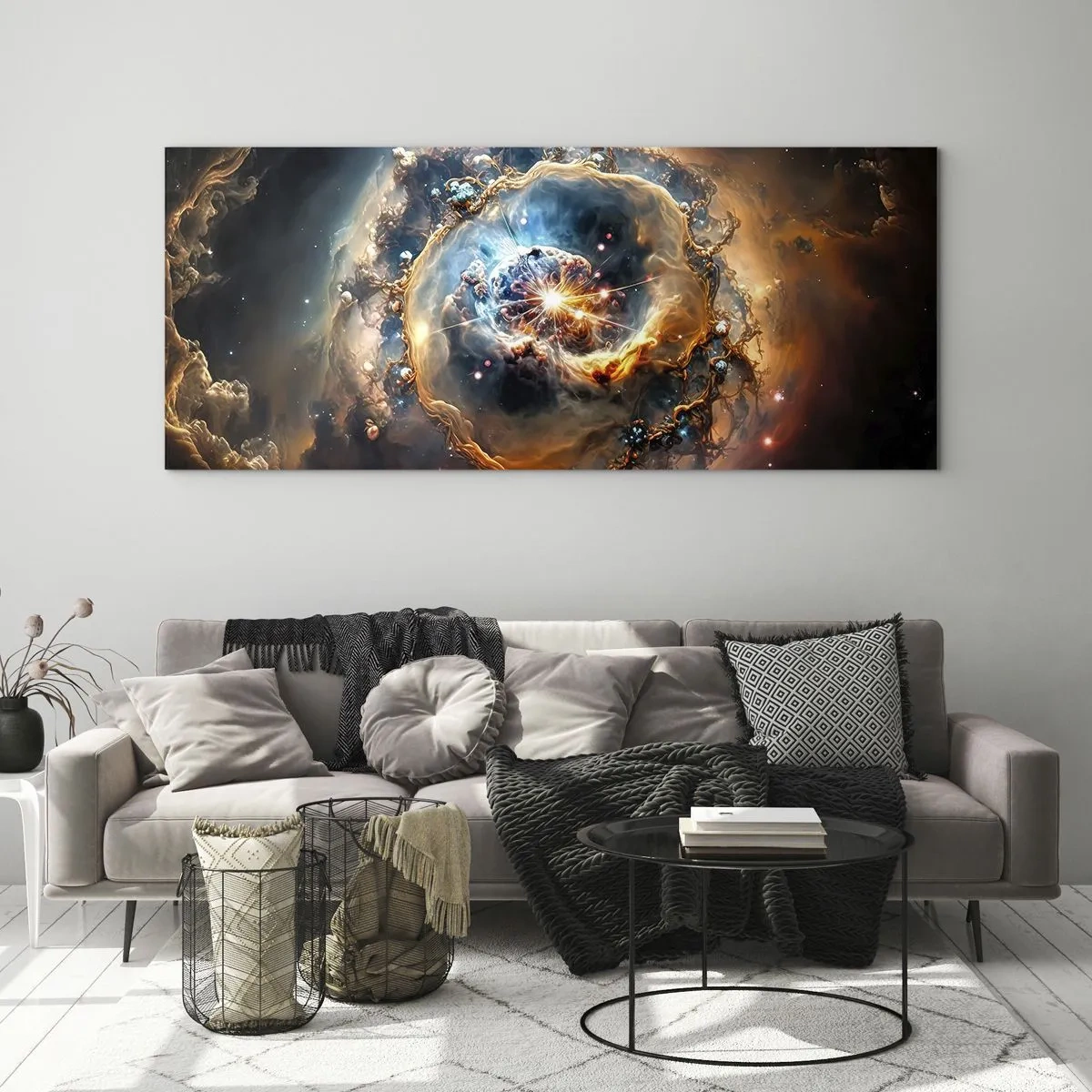 Obraz na szkle - Początek - 100x40 cm