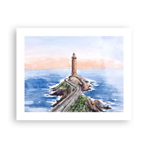 Plakat - Zwrócona ku morzu - 50x40 cm