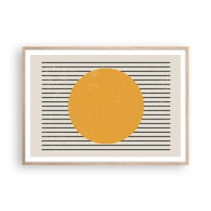 Plakat w ramie jasny dąb - Siła prostoty - 100x70 cm