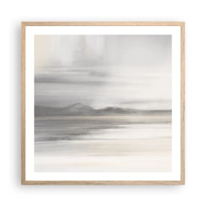 Plakat w ramie jasny dąb - Zamyślona dal - 60x60 cm