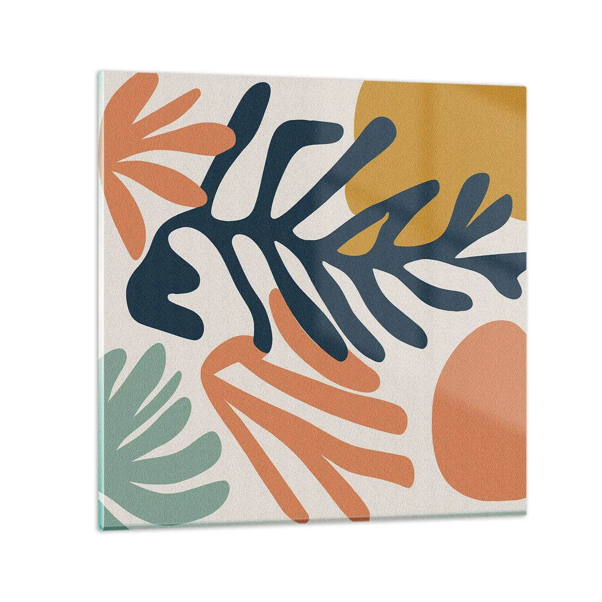 Obraz na szkle - Koralowe morza - 70x70 cm