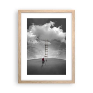 Plakat w ramie jasny dąb - Wszystko możliwe - 30x40 cm