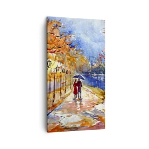Obraz na płótnie - Razem do granicy czasu - 45x80 cm