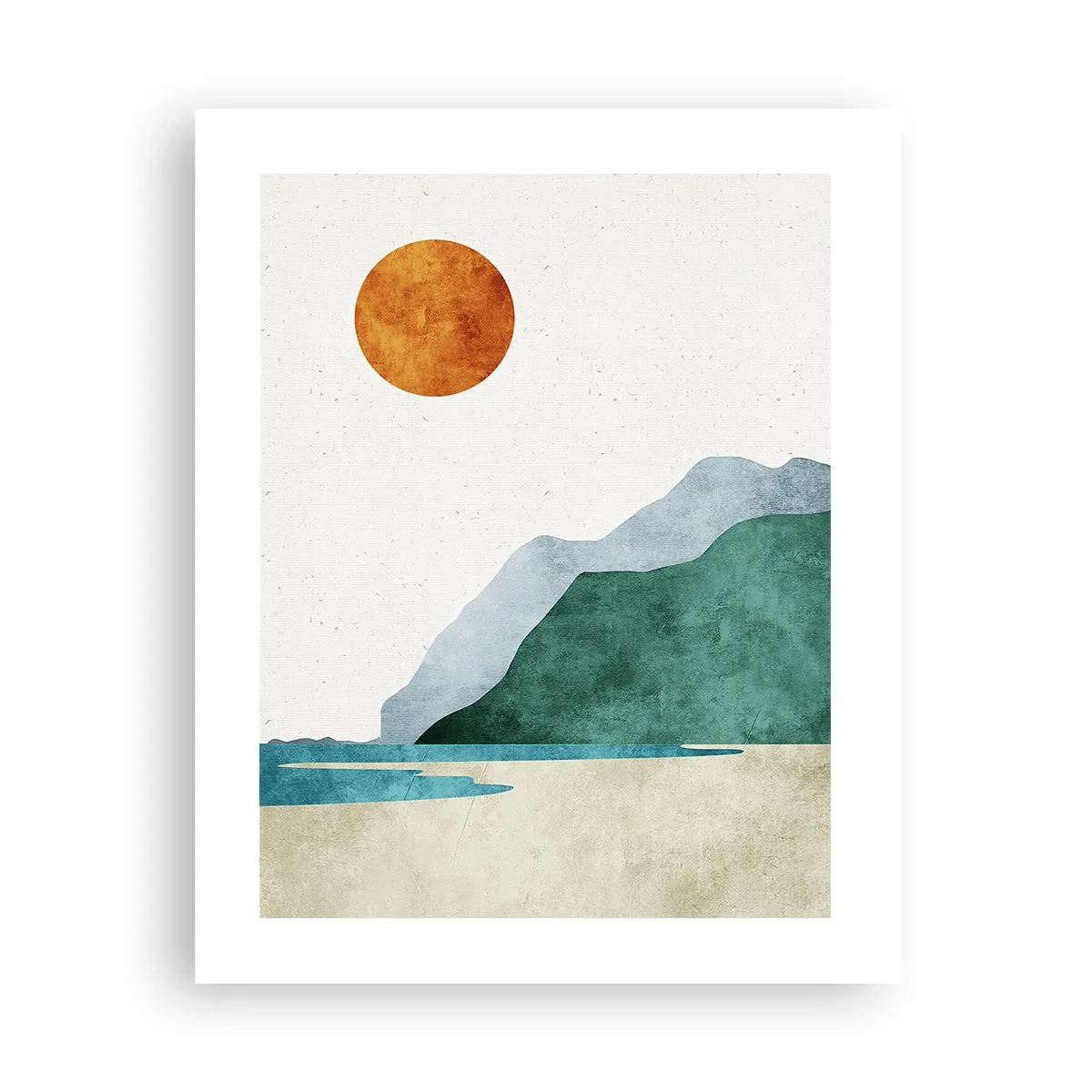 Plakat - Pejzaż jak należy - 40x50 cm
