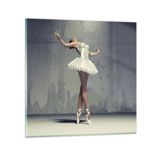 Obraz na szkle - Lekko jak ptak - 60x60 cm