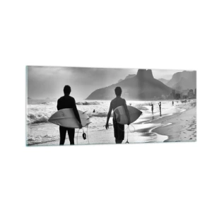 Obraz na szkle - Samba na jedną falę - 100x40 cm