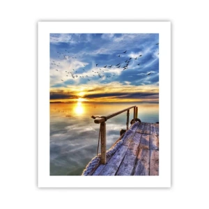 Plakat - Wiatr idzie na spoczynek - 40x50 cm