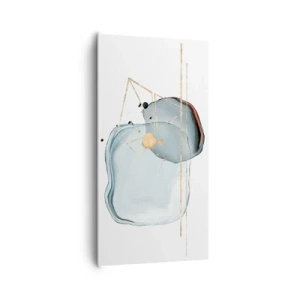 Obraz na płótnie - Studium kropli - 65x120 cm