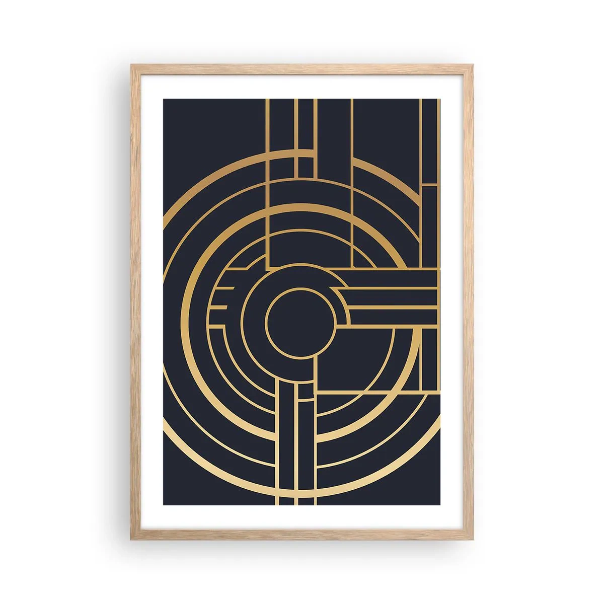 Plakat w ramie jasny dąb - Obroty rzeczy - 50x70 cm