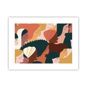 Plakat - Tylko kobiecość - 40x30 cm